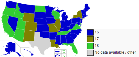 legal age of consent in usa