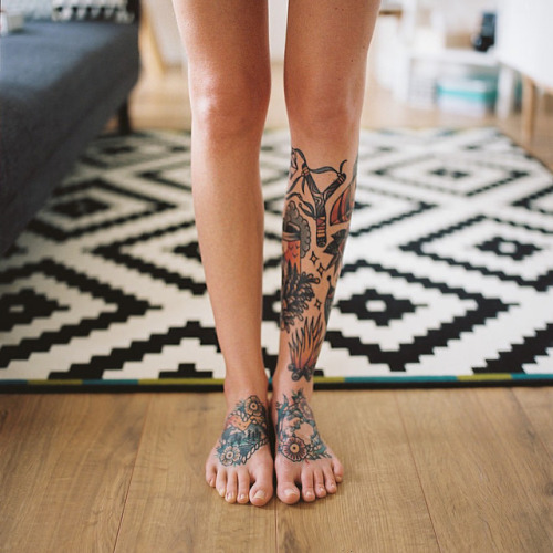 Least Painful Places for Tattoos